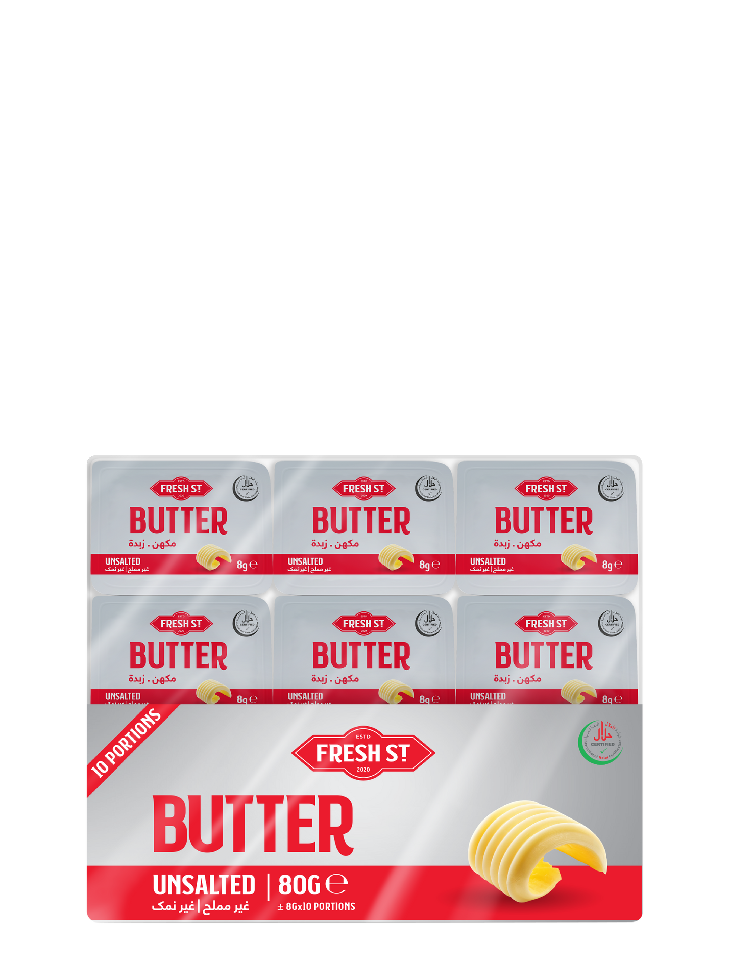 Butter Unsalted 08Gm X 10