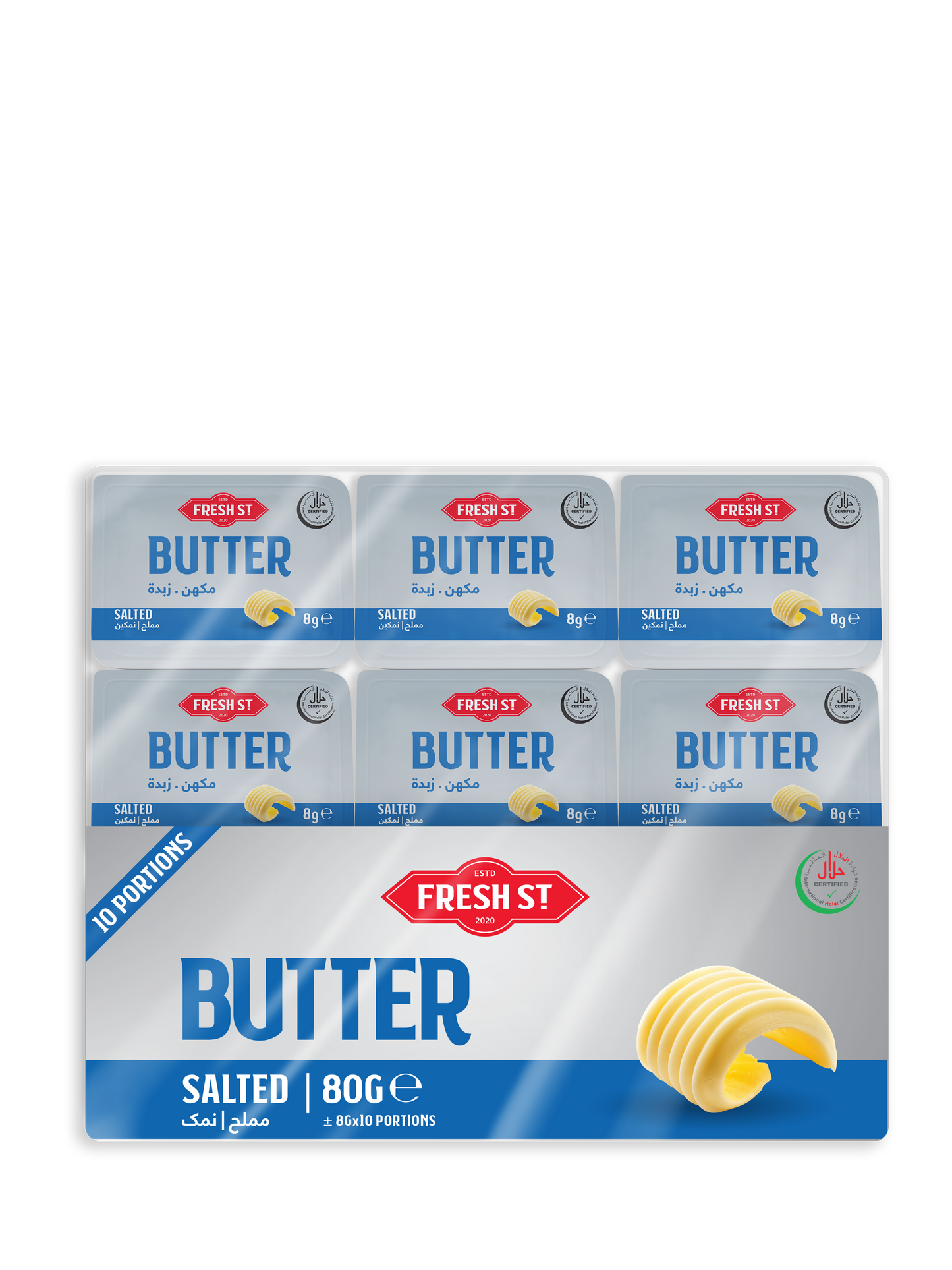 Fresh St Butter Salted 08Gm X 10