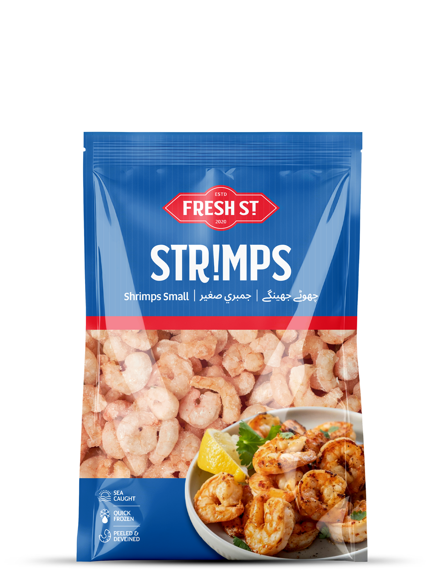 Fresh Street Peeled Small Shrimps PND 100/200 500g