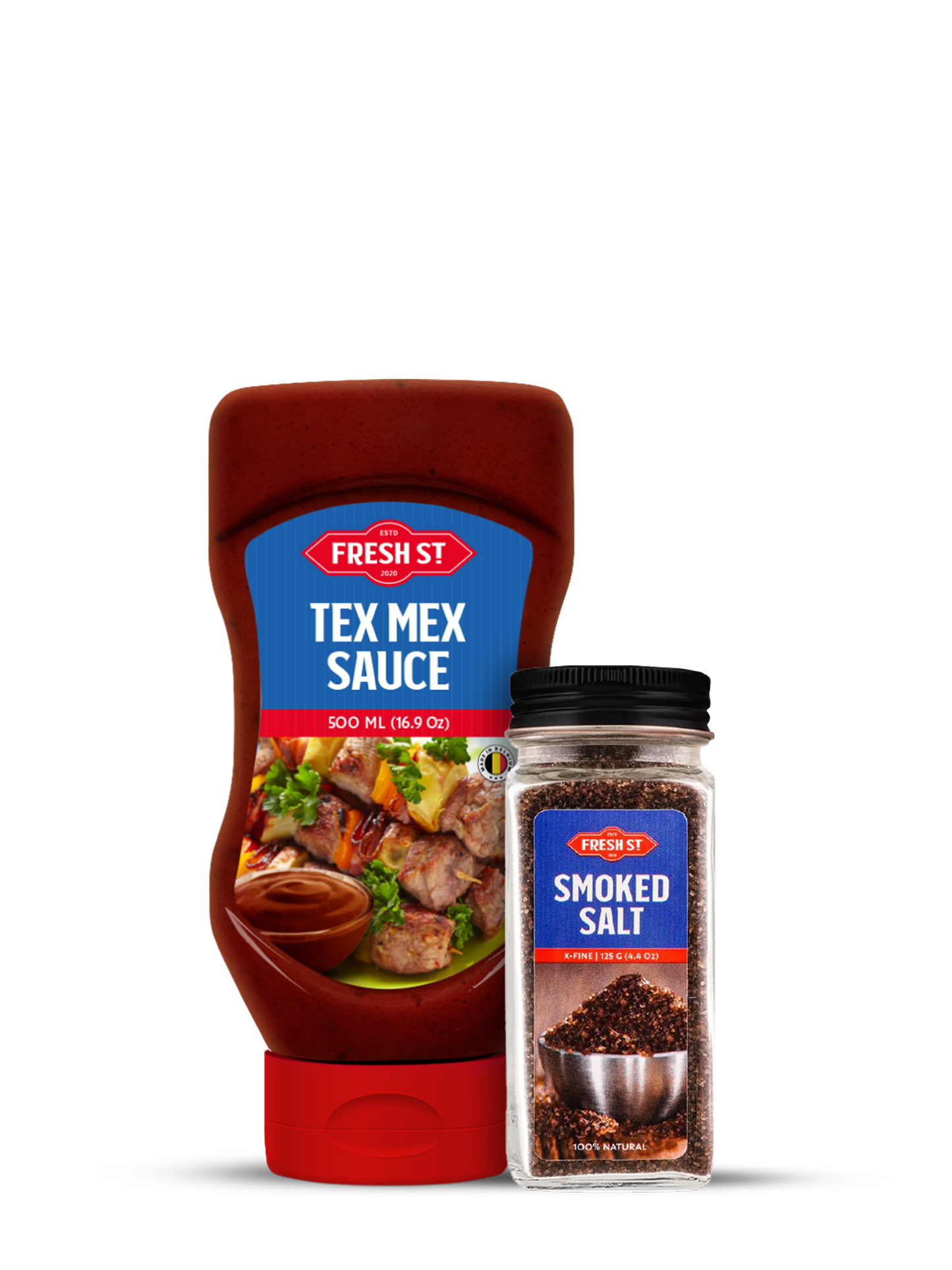 Tex Mex Sauce 500ml / Smoked Salt X-Fine 125gm Combo Deal