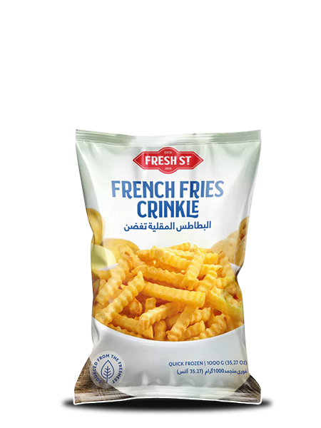 crinkle french fries