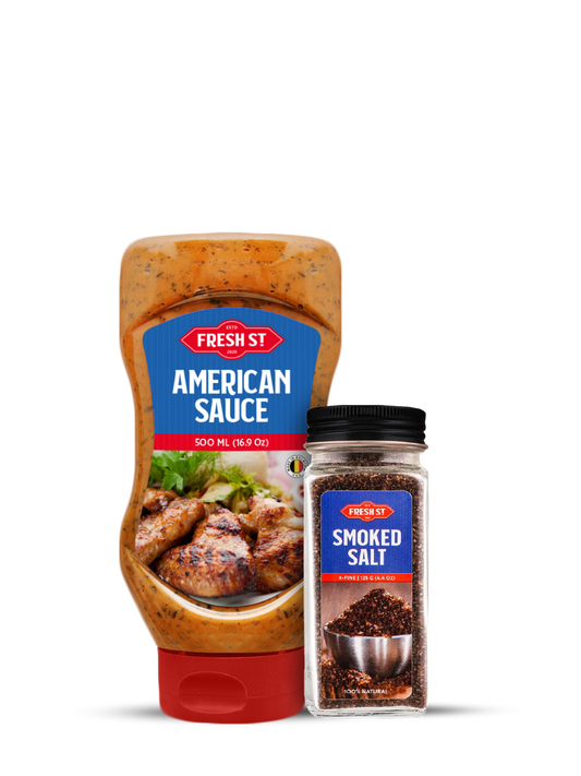American Sauce 500ml / Smoked Salt X-Fine 125gm Combo Deal