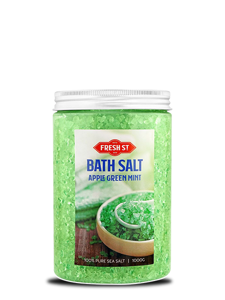 apple green bath salt