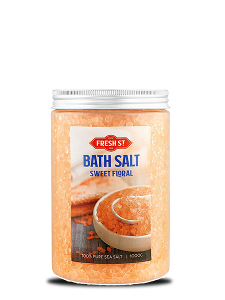 floral bath salt