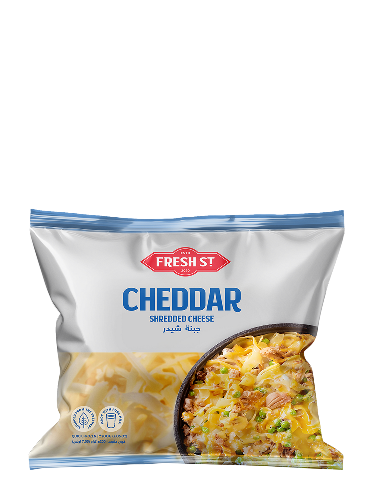 Cheast Fresh Shredded Cheddar Cheese, 200Gm – Fresh St!