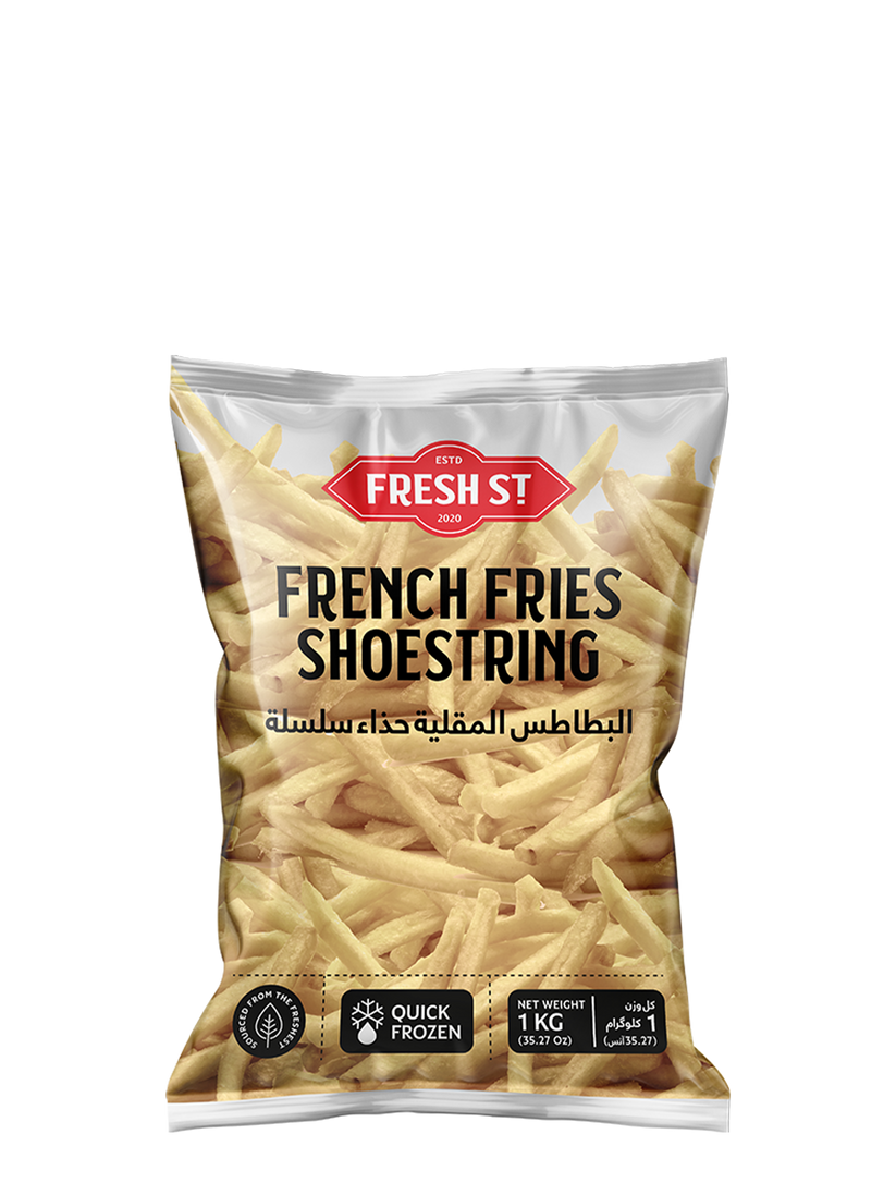 Shoestring French Fries 1kg – Fresh St!