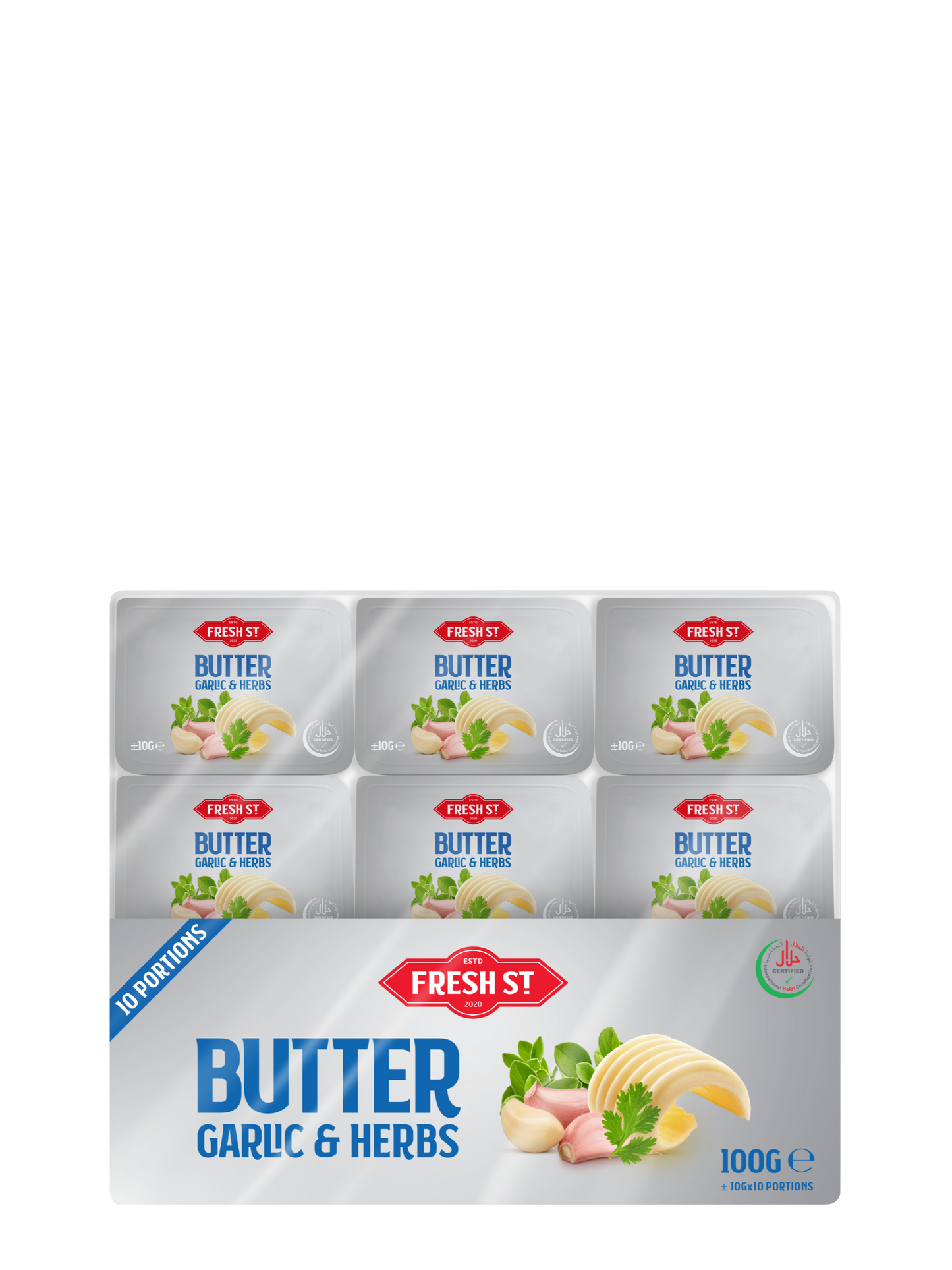 Butter & Garlic Herb 10Gm X 10